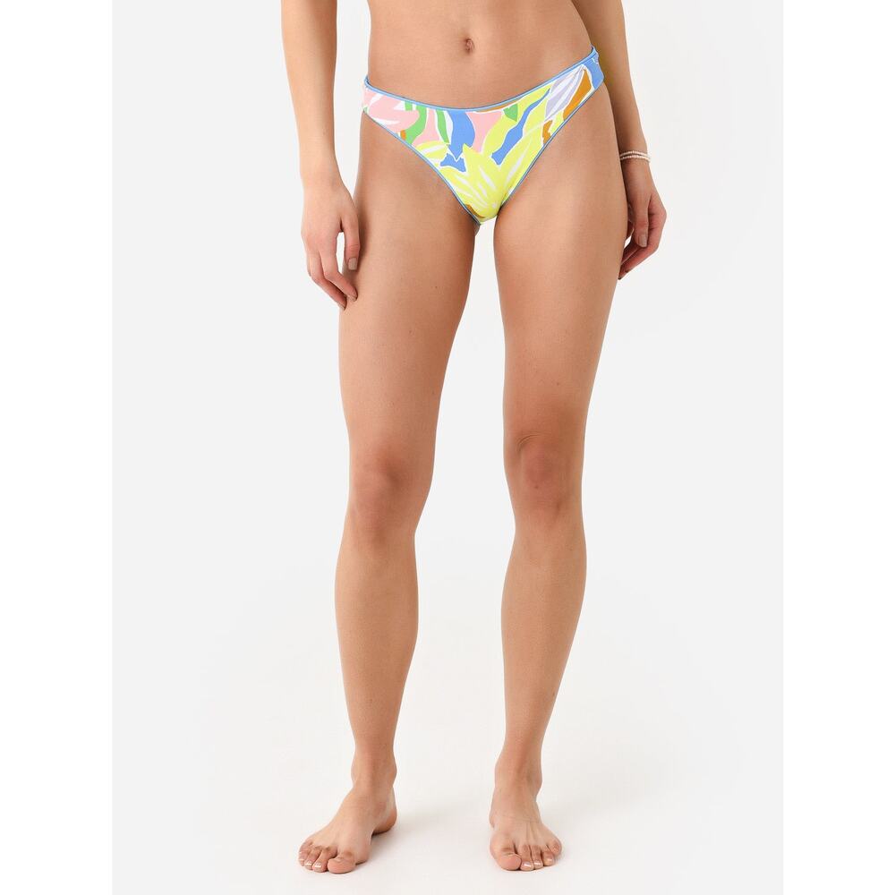 Maaji Pool Blue Reversible Sublimity Classic Bikini Swimsuit Bottoms Size Medium